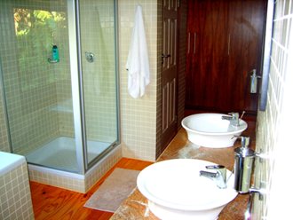 Shower and basins